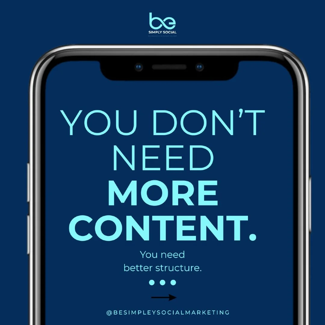 You don&rsquo;t need more content&hellip;
you need content that actually works.

Most businesses aren&rsquo;t struggling because they aren&rsquo;t posting enough.
They&rsquo;re struggling because their message isn&rsquo;t clear and their strategy isn