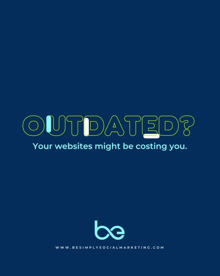 Be honest&hellip; does your website still reflect your business today?

If it feels off, slow, or just not you anymore, your clients feel that too.

At Be Simply Social Marketing, I help businesses turn outdated websites into something they&rsquo;re 