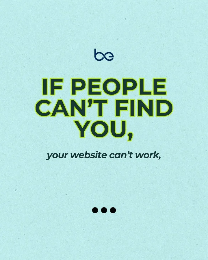 If people can&rsquo;t find you&hellip; your website can&rsquo;t work.

Most business owners think their website is the problem.

But honestly, it&rsquo;s usually not the design.

It&rsquo;s that no one is seeing it.

You can have a great website,
but
