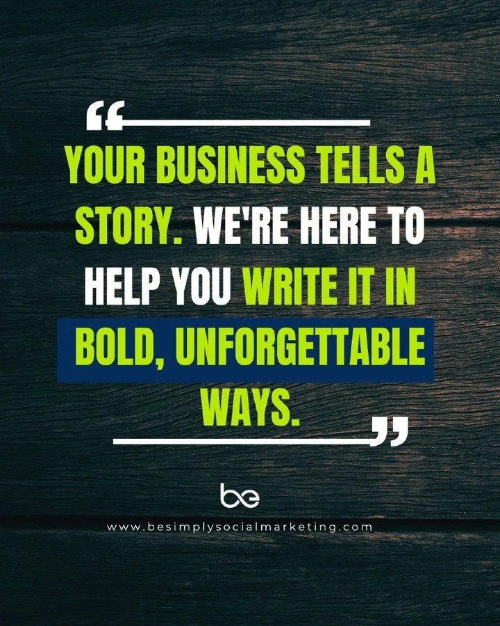 Every business has a story&hellip; the question is, does your website tell it?

At Be Simply Social Marketing, I help businesses create websites and branding that reflect who they are and what makes them different.

👇 If you had to describe your bus