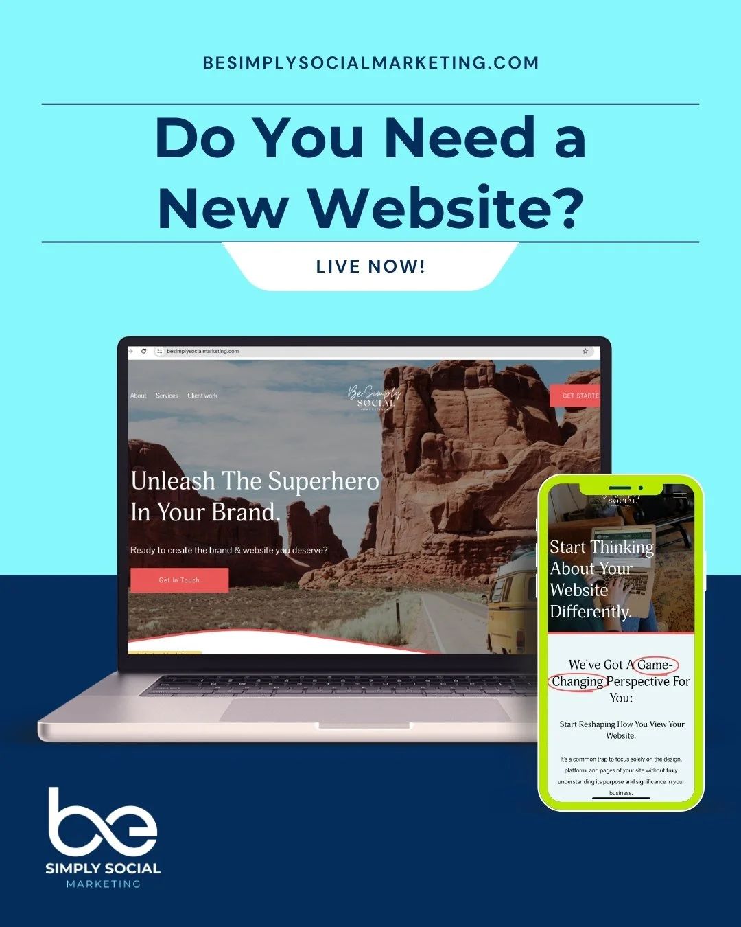 Your website is often the first impression people have of your business. Make it count.

Whether you&rsquo;re starting from scratch, outgrowing your current website, or ready for a complete redesign, we&rsquo;re here to create a website that not only