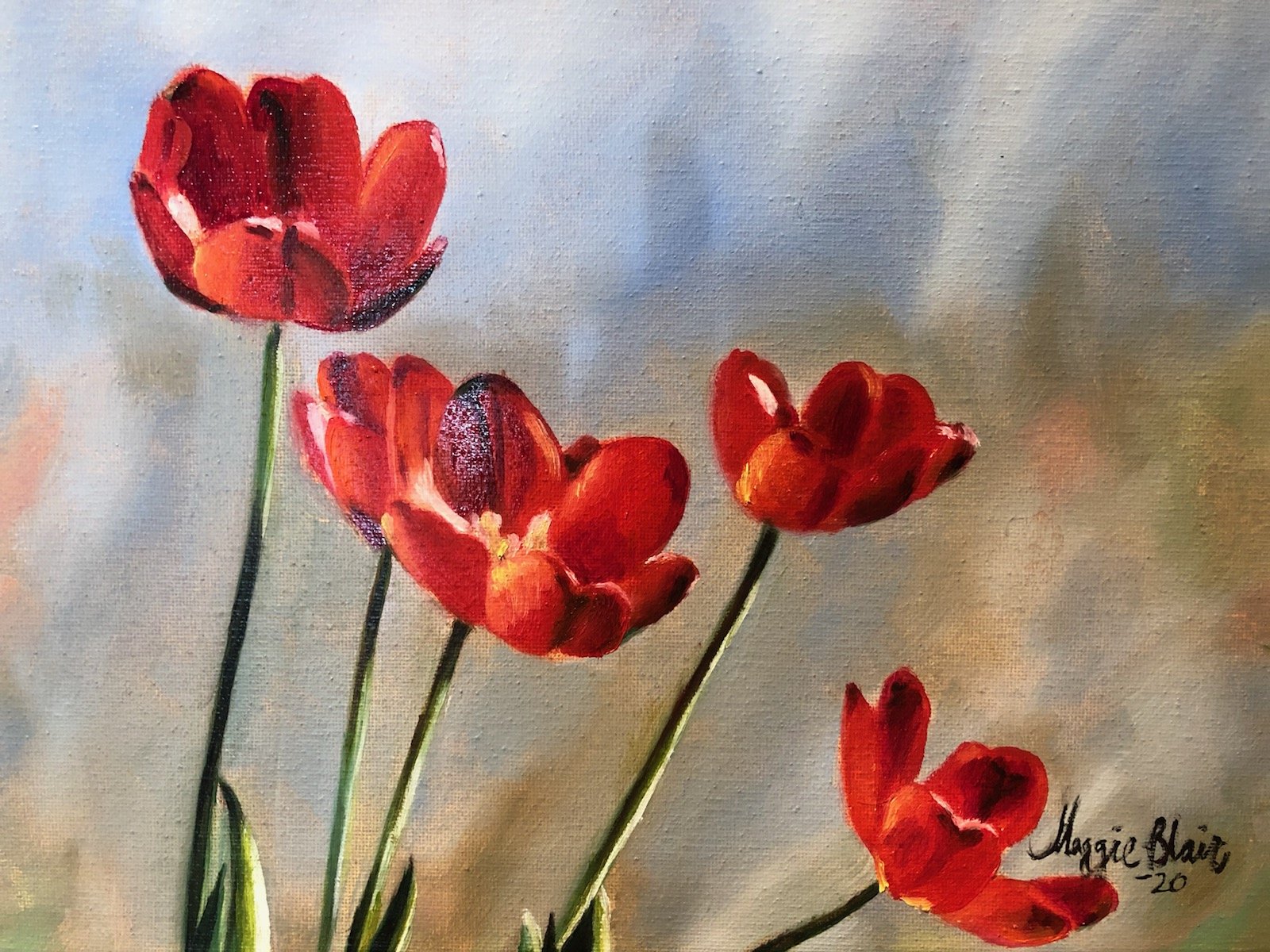 8" x 12", oil on canvas