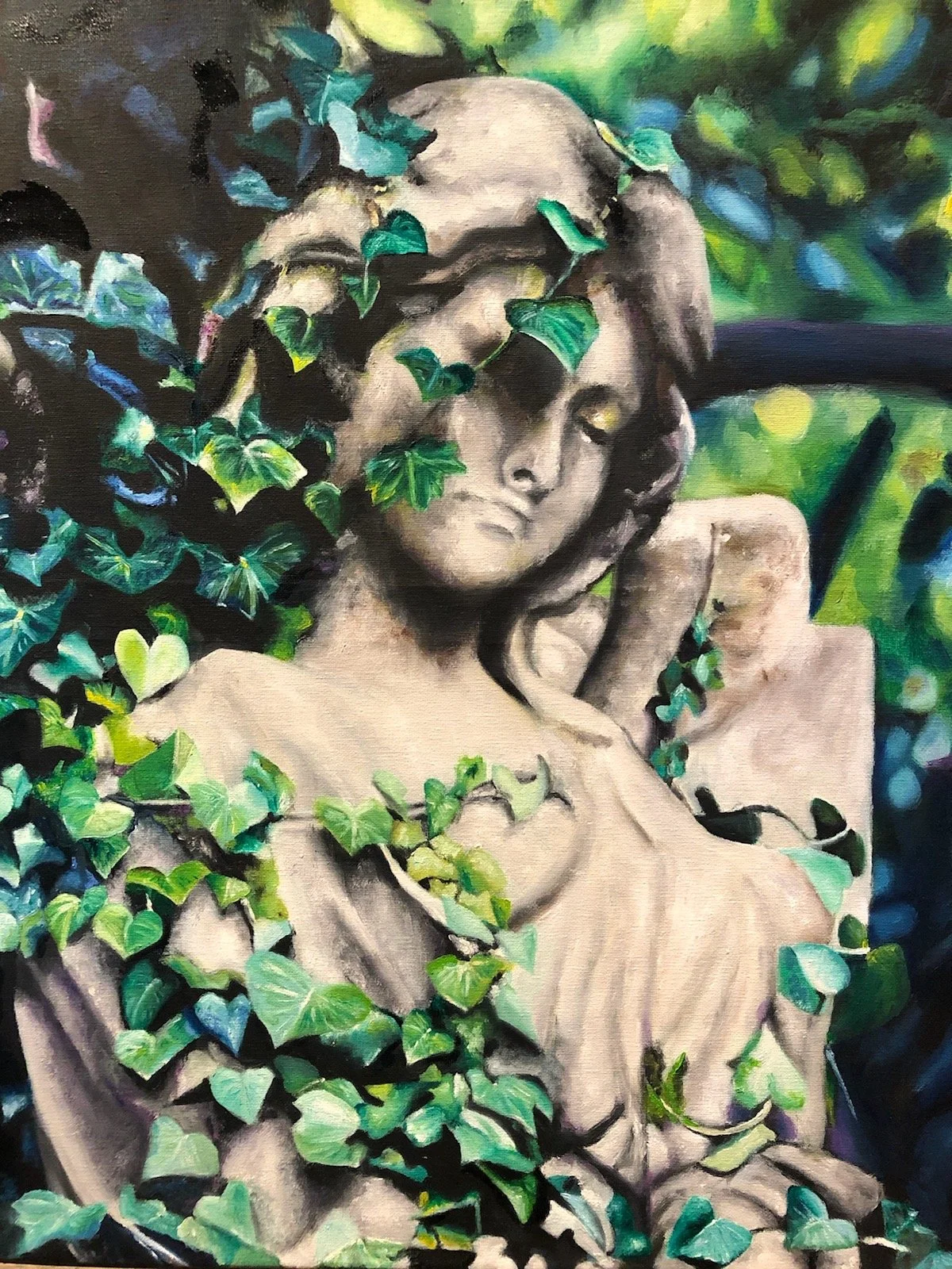 18" x 20", oil on canvas