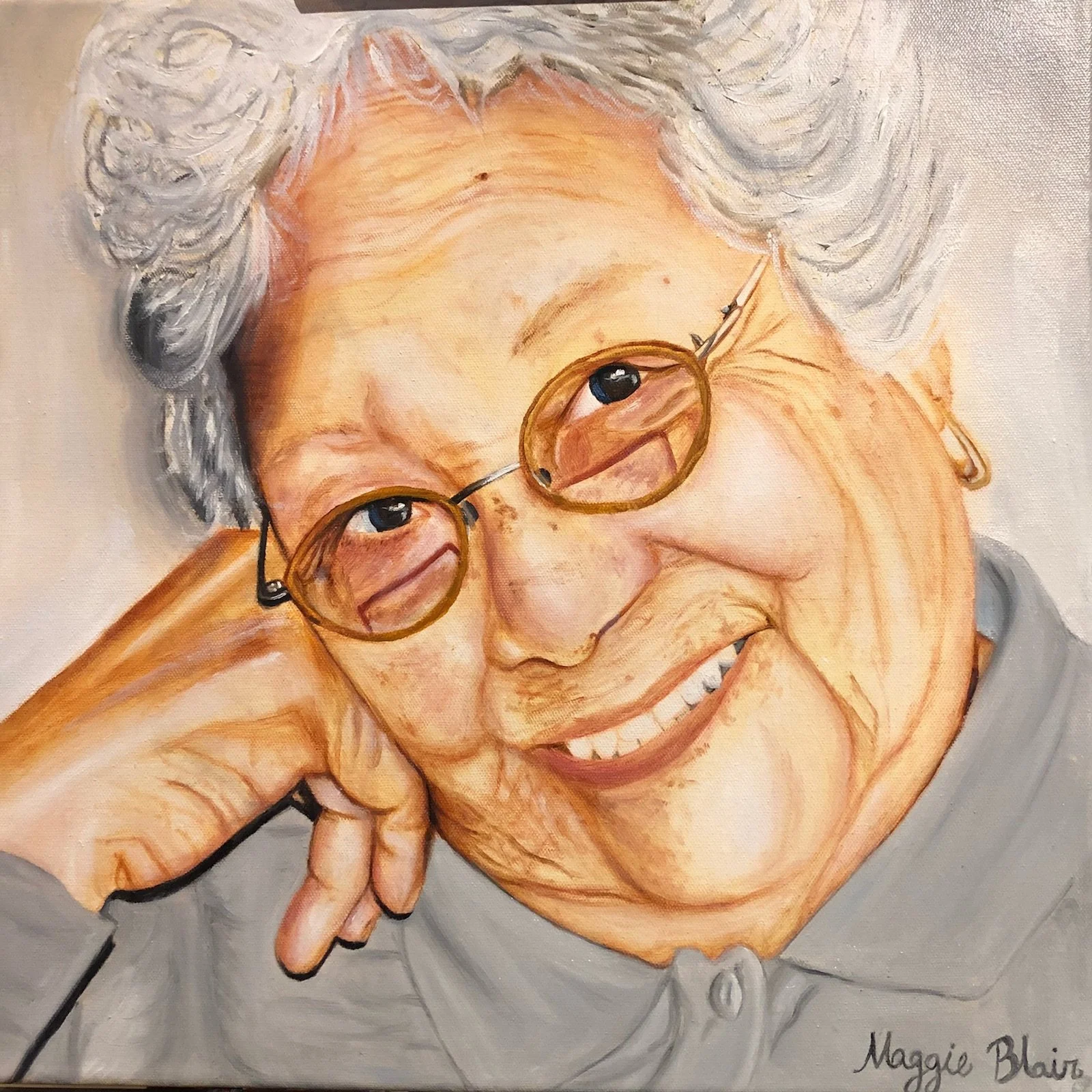 18" x 18", oil on canvas