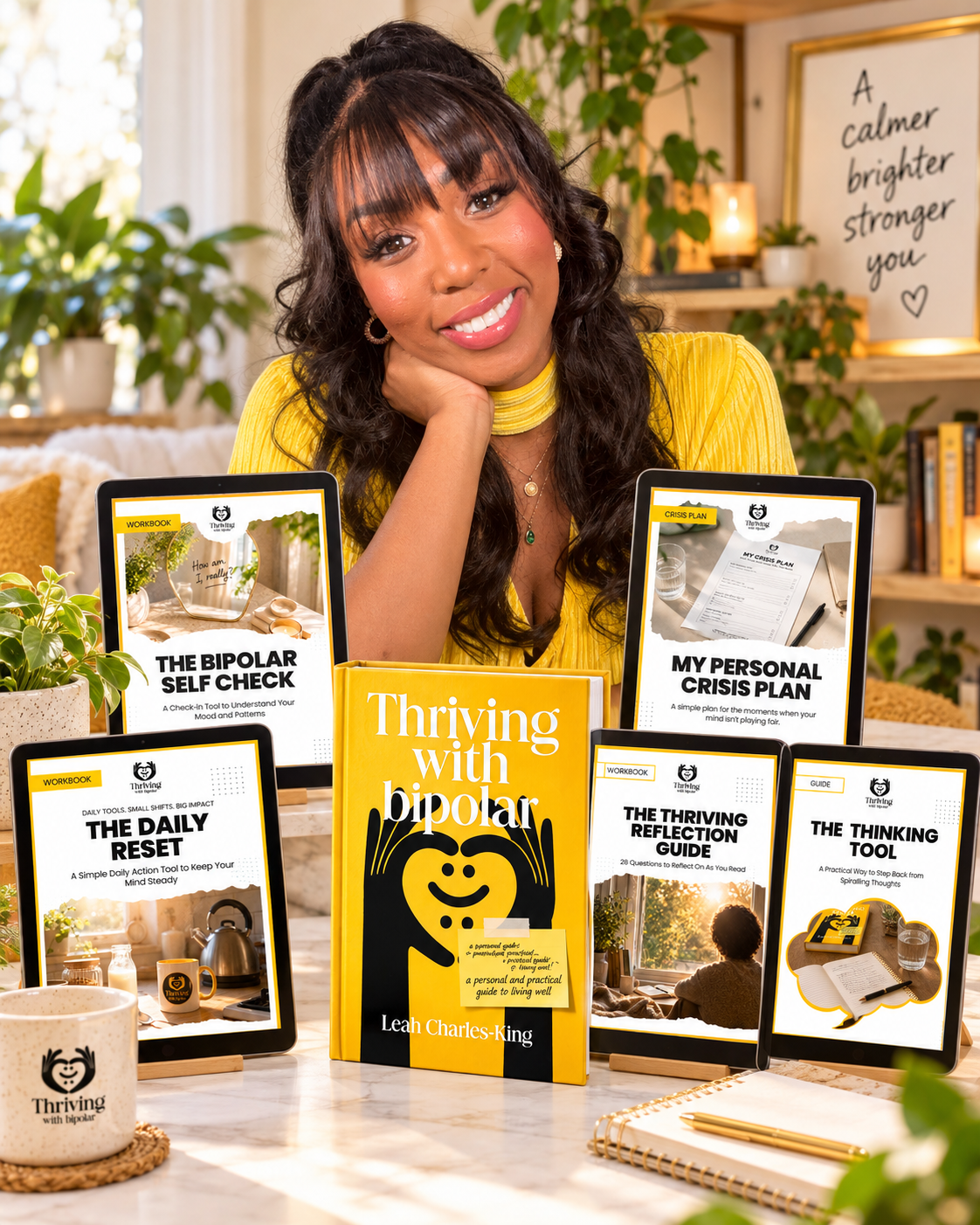 Signed Book + Digital Workbook PDF Set | The Thriving Toolkit |  UK Only