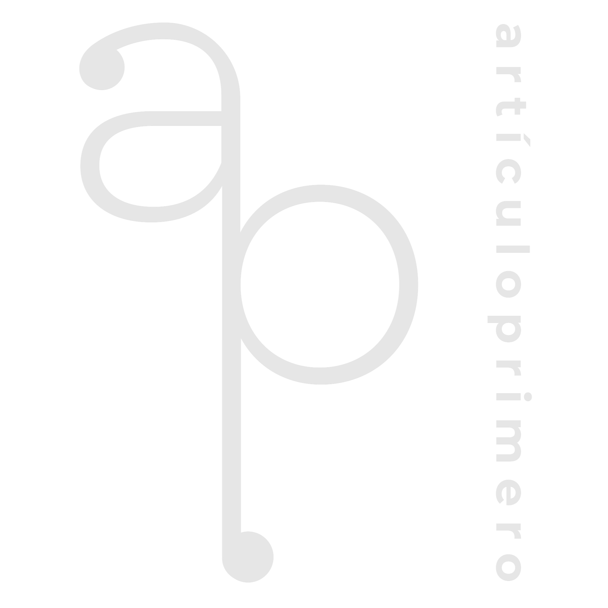 Logotipo en gris y blanco con un diseño de letra estilizada y el texto clásico 'artículos de imprenta' en español a la derecha