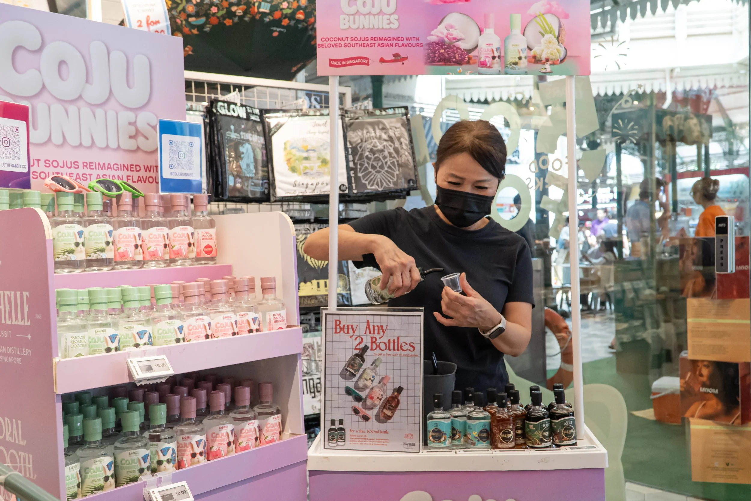 Coju Bunnies activation and customer engagement in Singapore