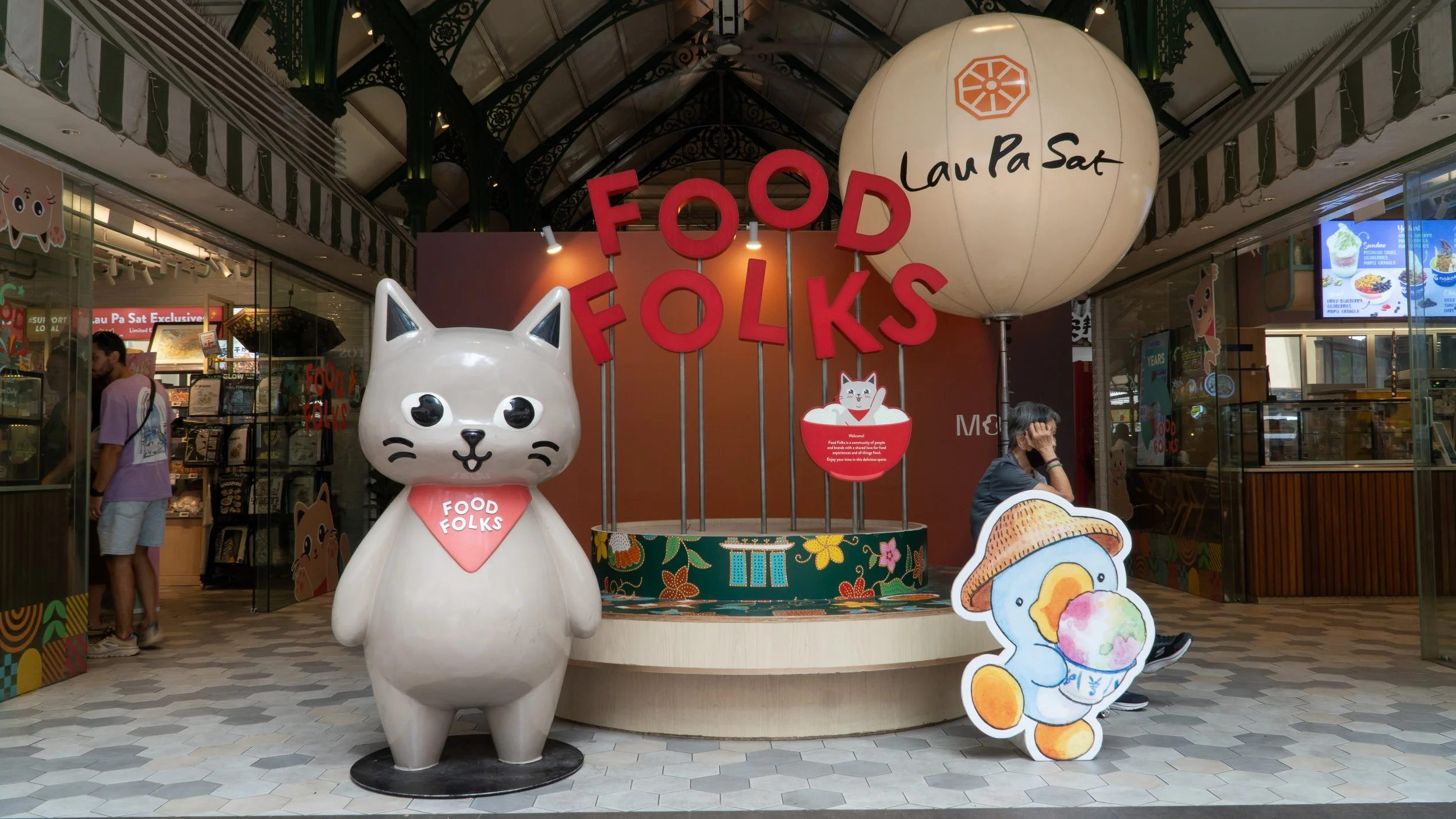 Coju Bunnies at Food Folks @ Lau Pa Sat Singapore