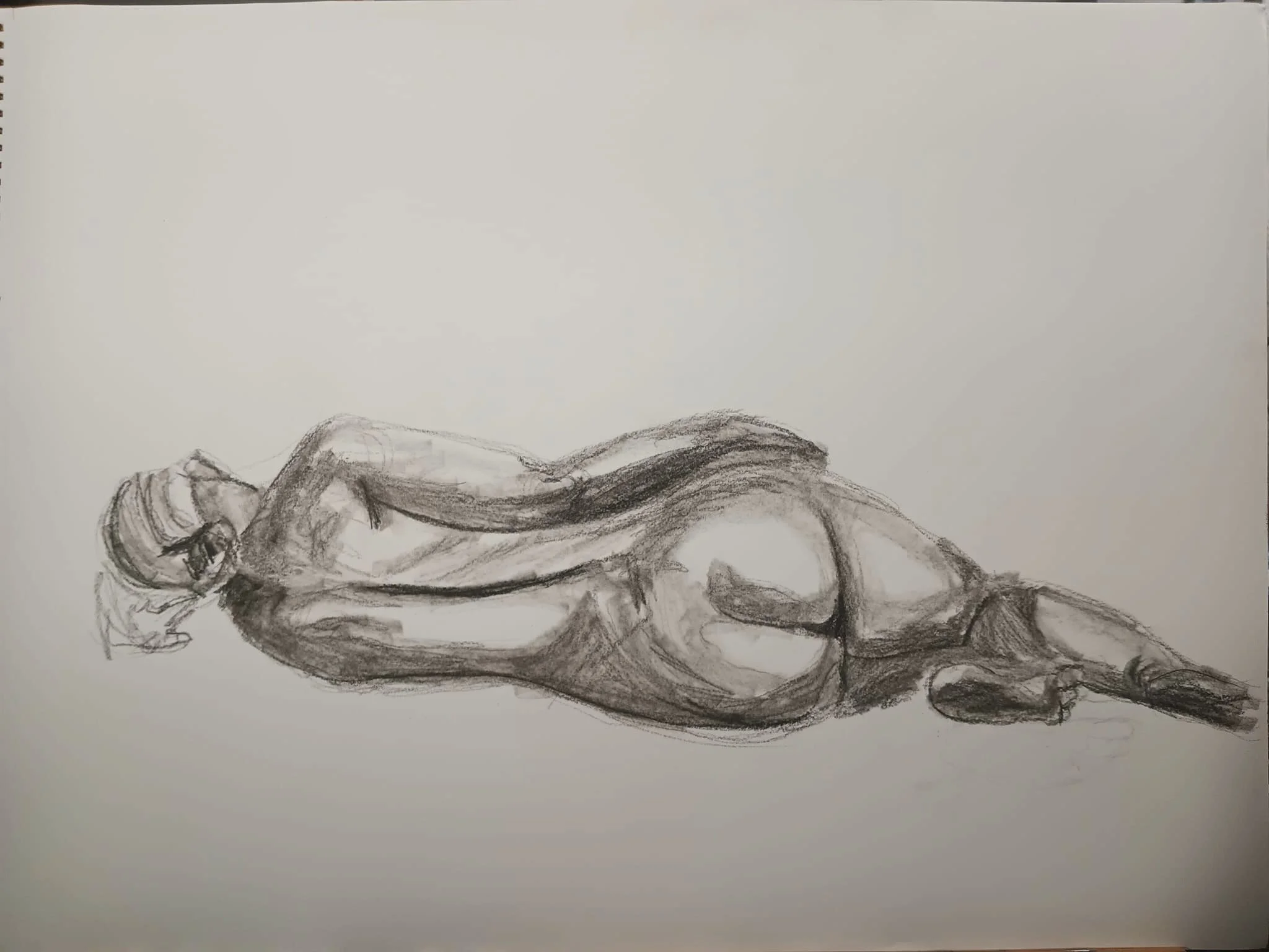 Body Study - Charcoal Drawing 2023