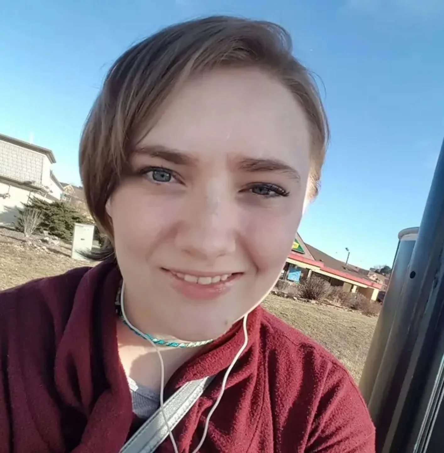 Rewind to this time of the year in 2017, a little over a month after I had a stroke. This is one of the only pictures I took of myself during that recovery period. I'm sitting at a bus stop in this image, I wasn't deemed fit to drive for a while. 

I