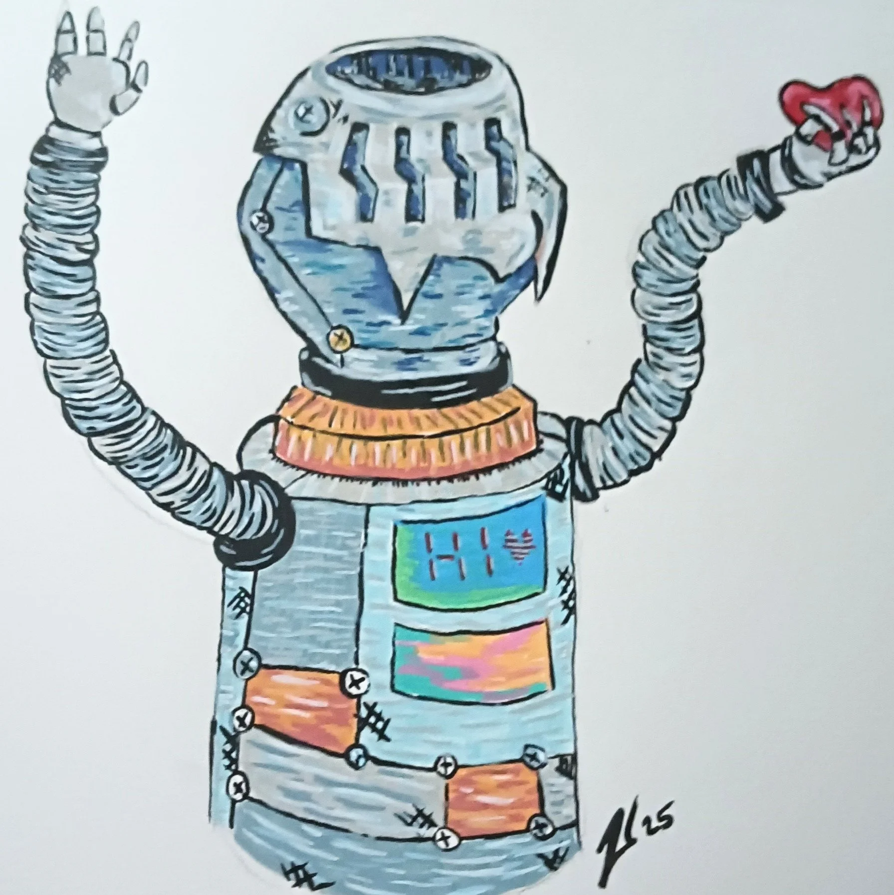 Acrylic Marker Drawing 2025