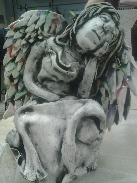 Sad Angel - Ceramic - 2013