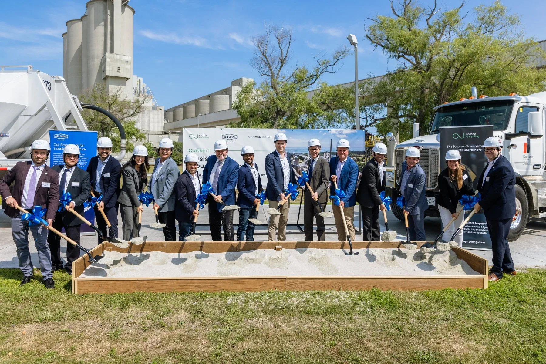 CUT and Ash Grove Break Ground on Canadian First-of-Its-Kind Carbon Capture and Utilization Facility