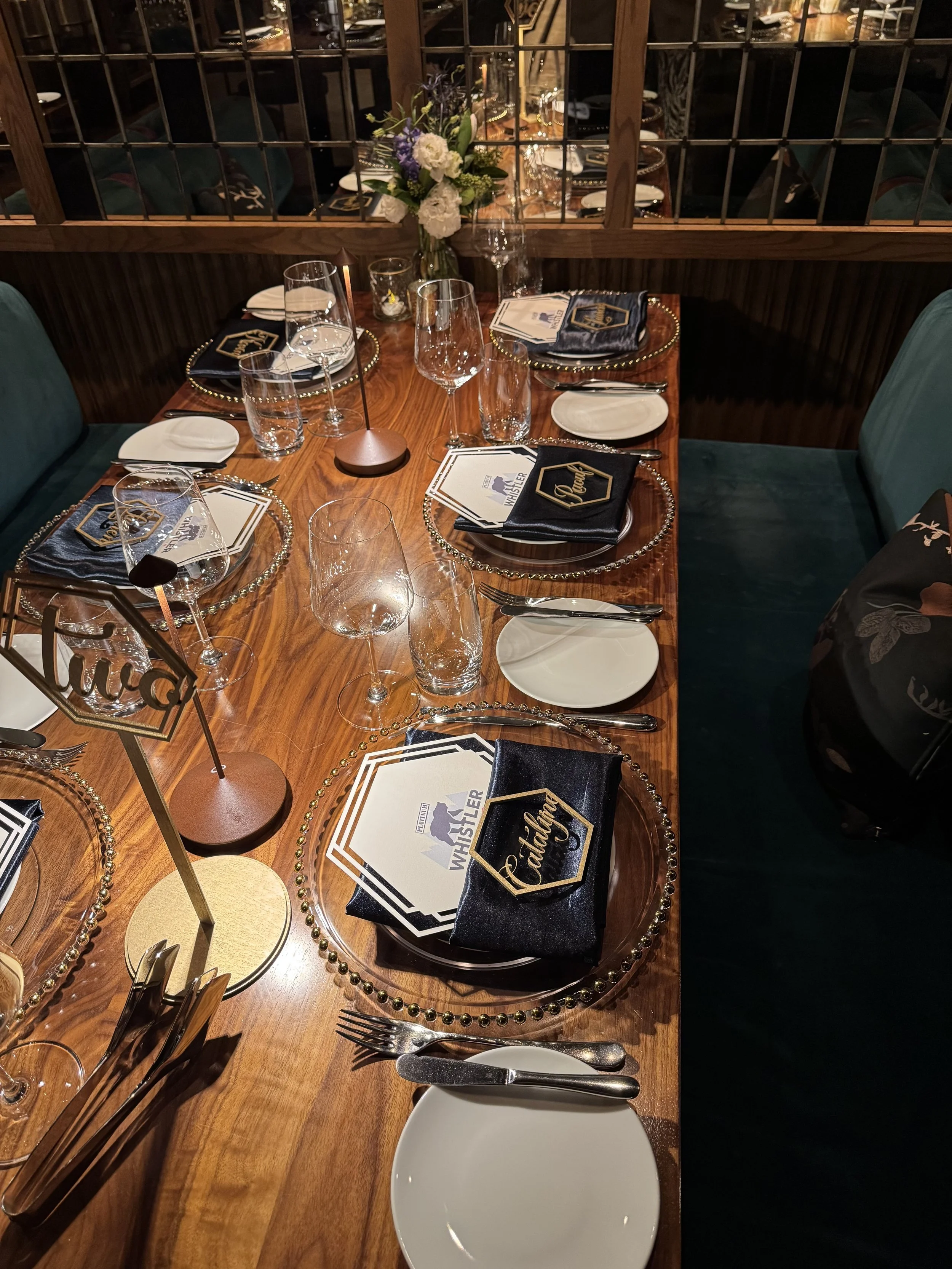 Brand Identity - Event Menus