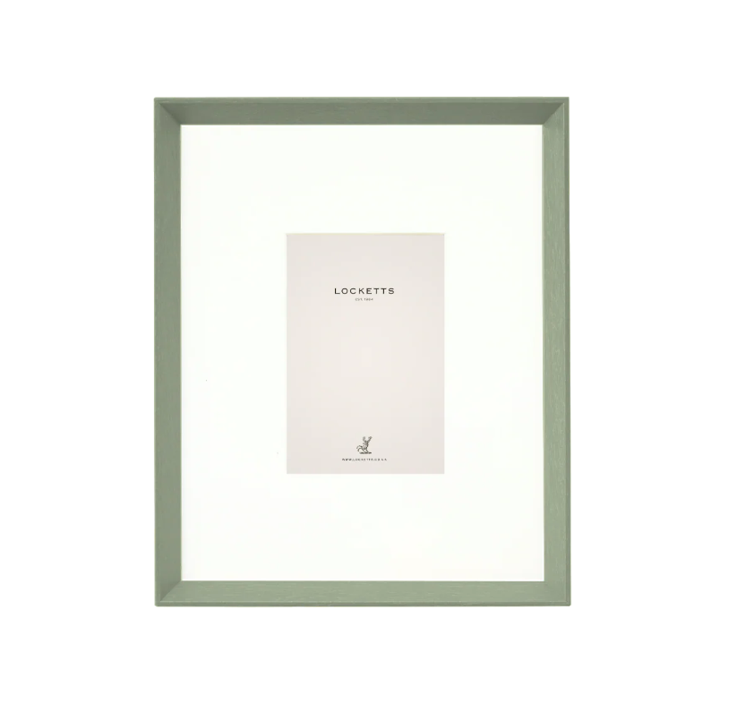 Locketts Farrow & Ball Painted Bevelled Frame (Vert de Terre)