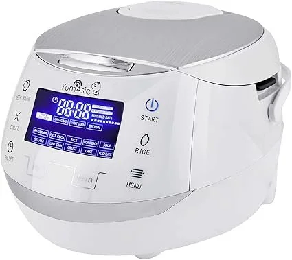 Sakura Rice Cooker with Ceramic Bowl and Micom Fuzzy Logic
