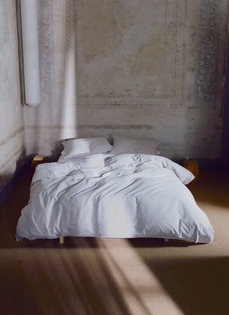 TOAST Fine Striped Cotton Duvet Cover & Pillowcases, Super King
