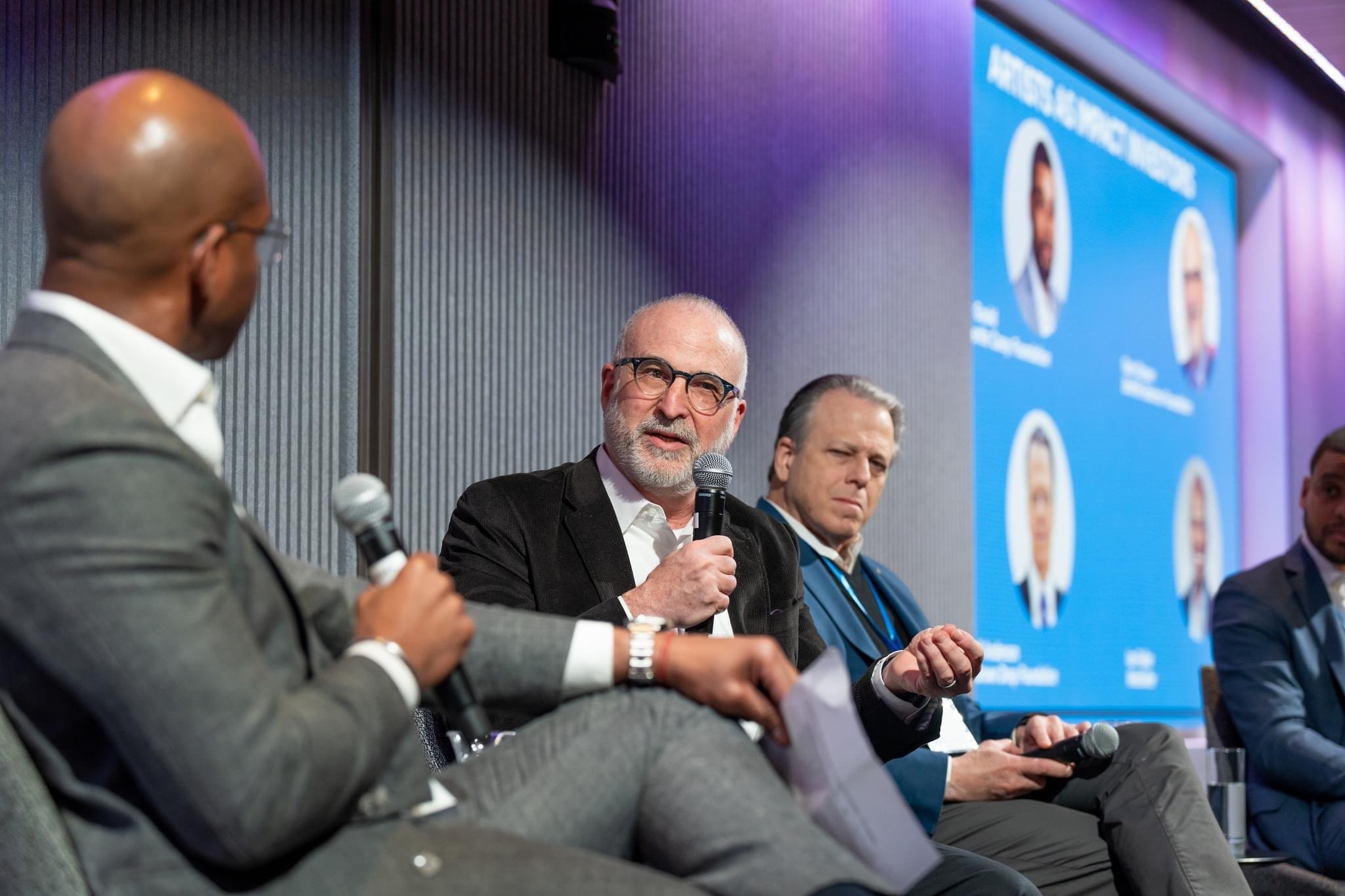 Gary Steuer at a panel during a conference.