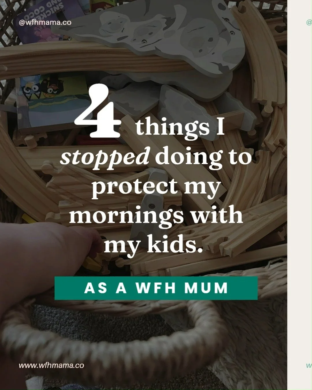 The thing nobody tells you about working with small kids at home:

The version of work that works today probably won't work in six months.

Not because you're doing it wrong. Because the season changes. Children grow. The available hours shift. And t