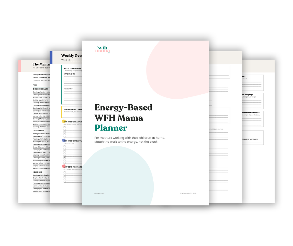 Energy-Based WFH Mama Planner