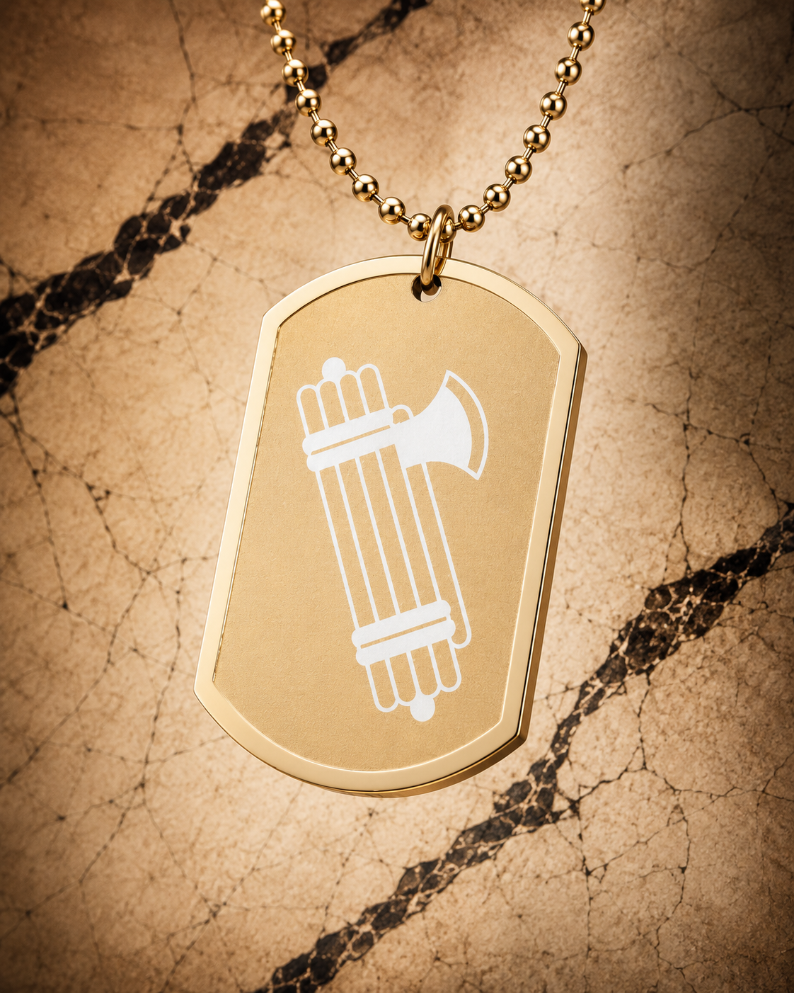 Fasces Dog Tag