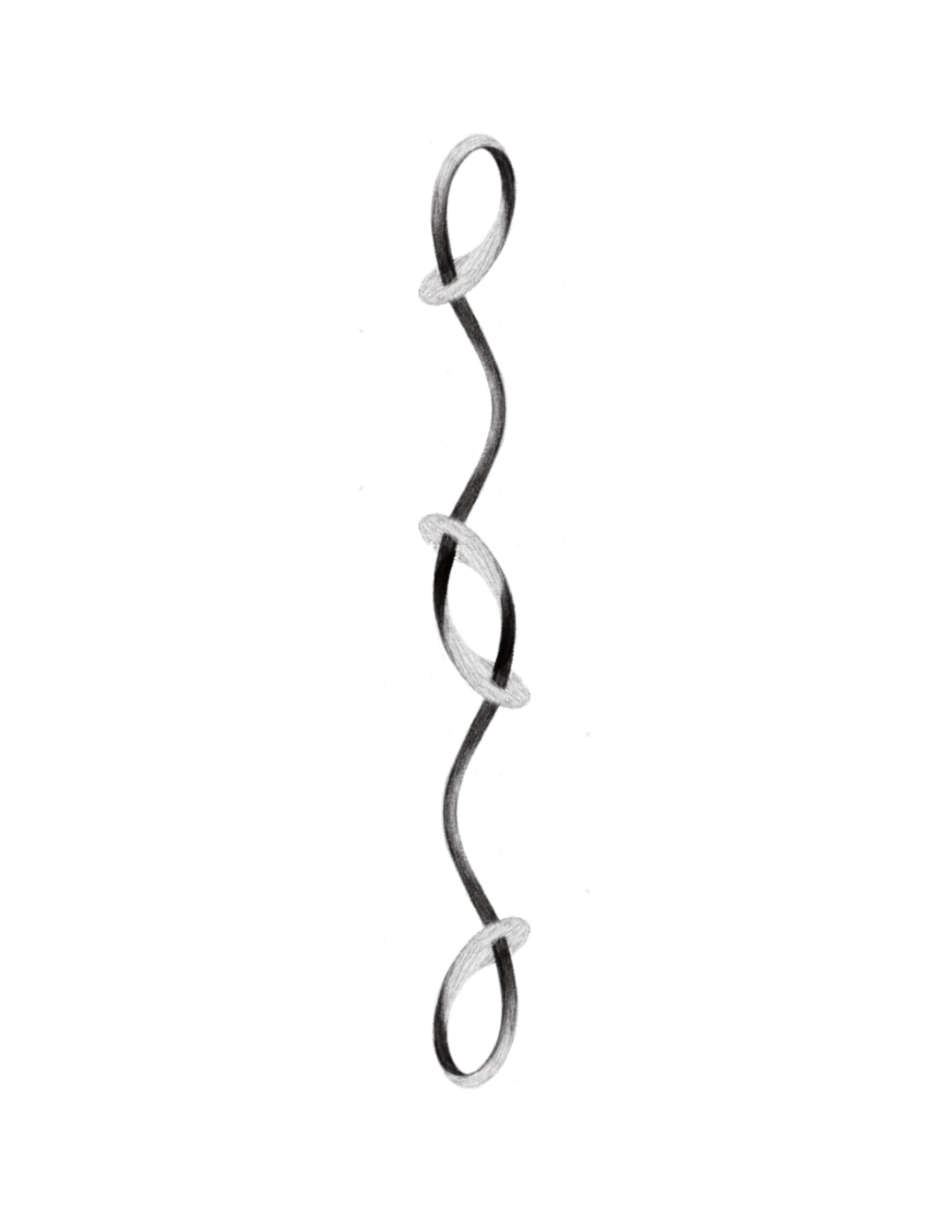 chain
  12in min
  can be broken into smaller pieces for smaller size
  really wanna do this on someone’s chest/sternum or side of knees or side of the arm where the upper and lower arms connect