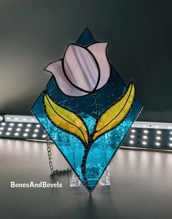 Tulip Pattern for Stained Glass Art