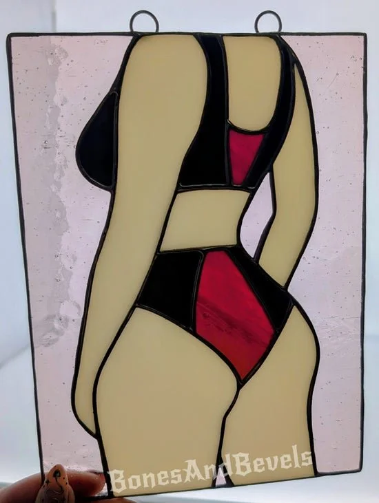 Female Form Pattern for Stained Glass Art