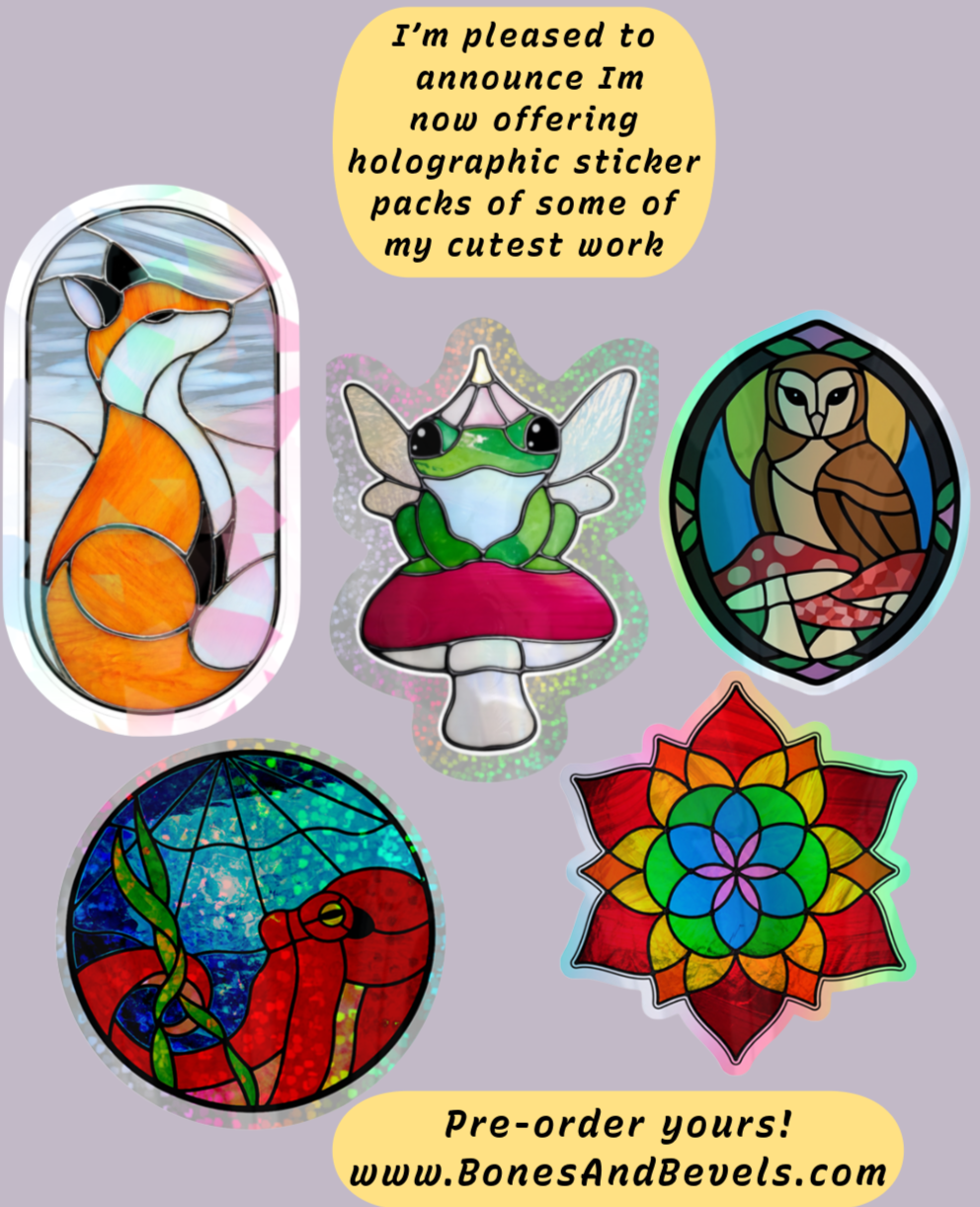 Stained Glass Sticker Packs