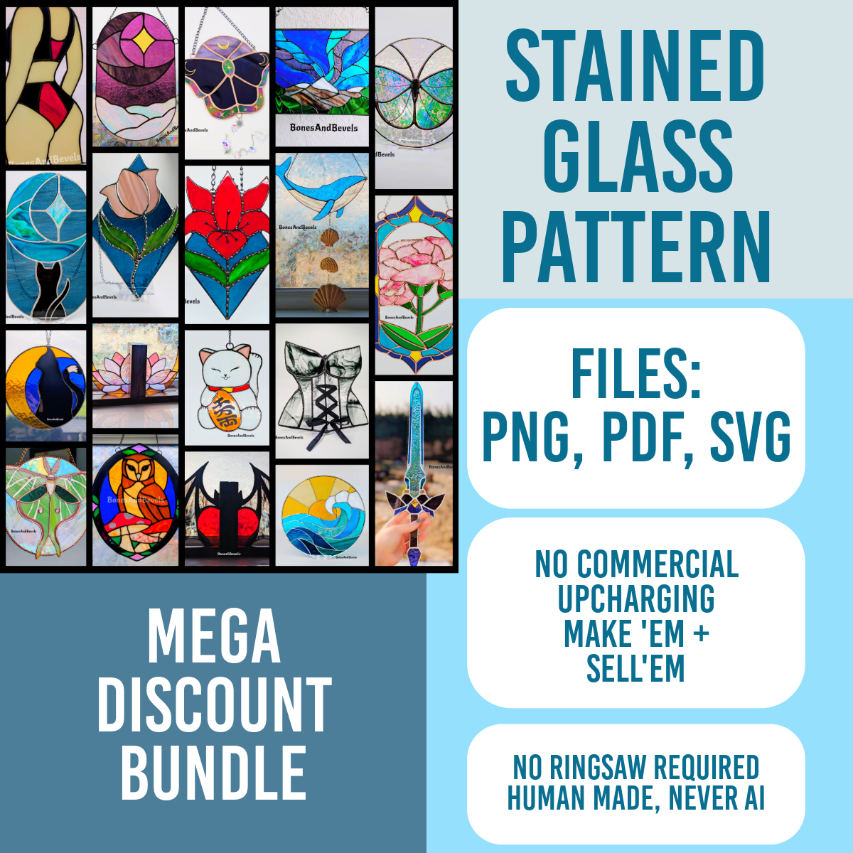 Stained Glass Mega Discount Pattern Bundle