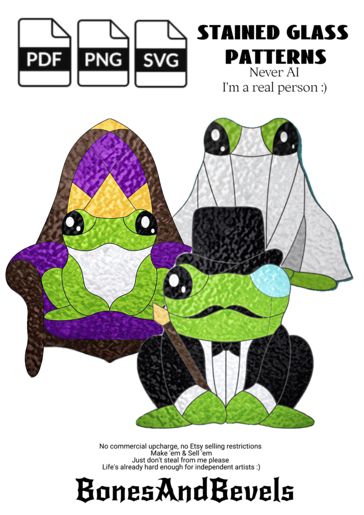 Three Amphmigos - Three Frog Bundle