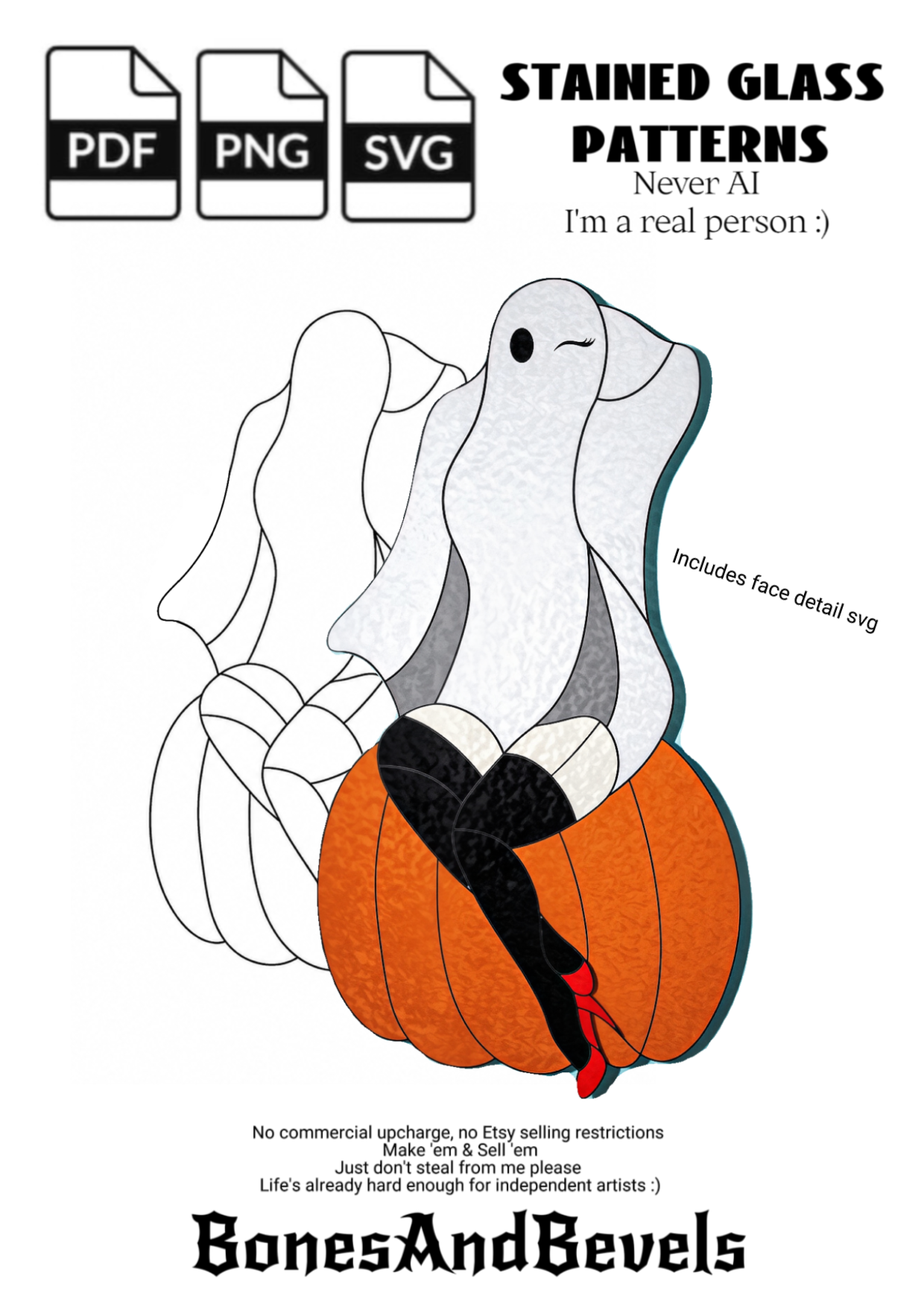 Poltergeist Pin-up Pattern