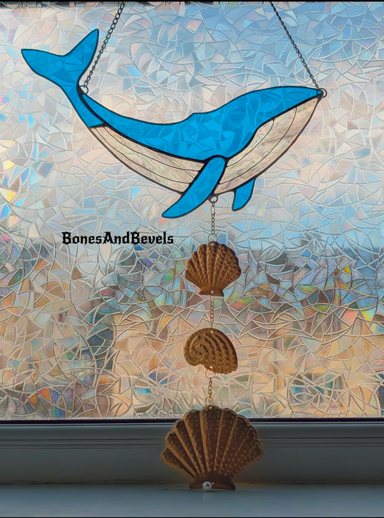 Whale Pattern for Stained Glass Art