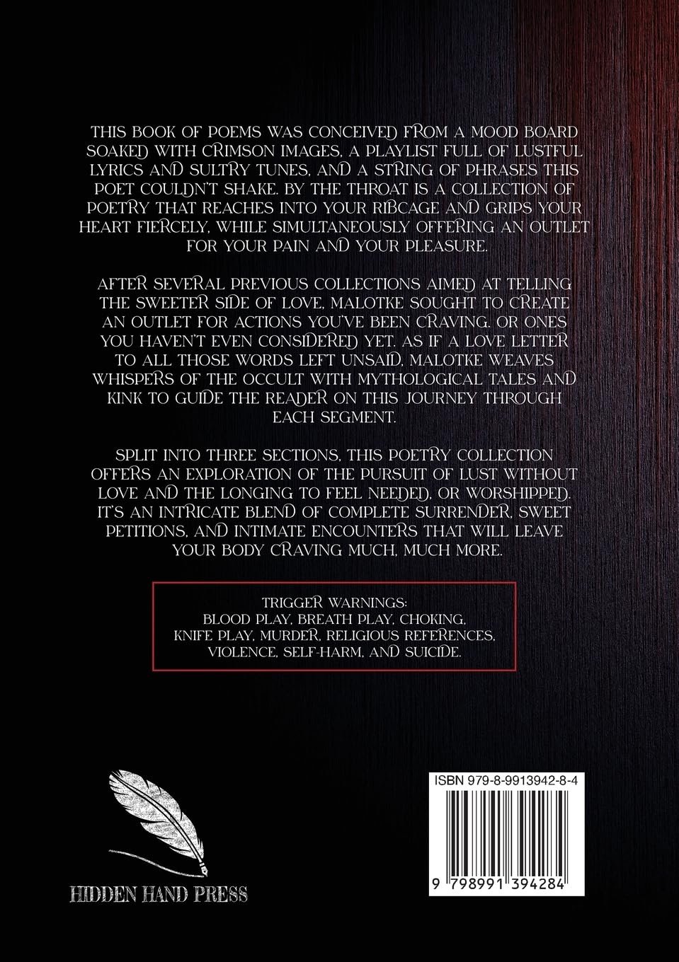 By the Throat Back Cover