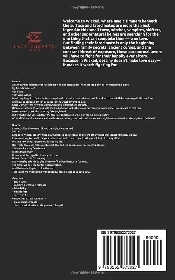 Bites and Howls back cover