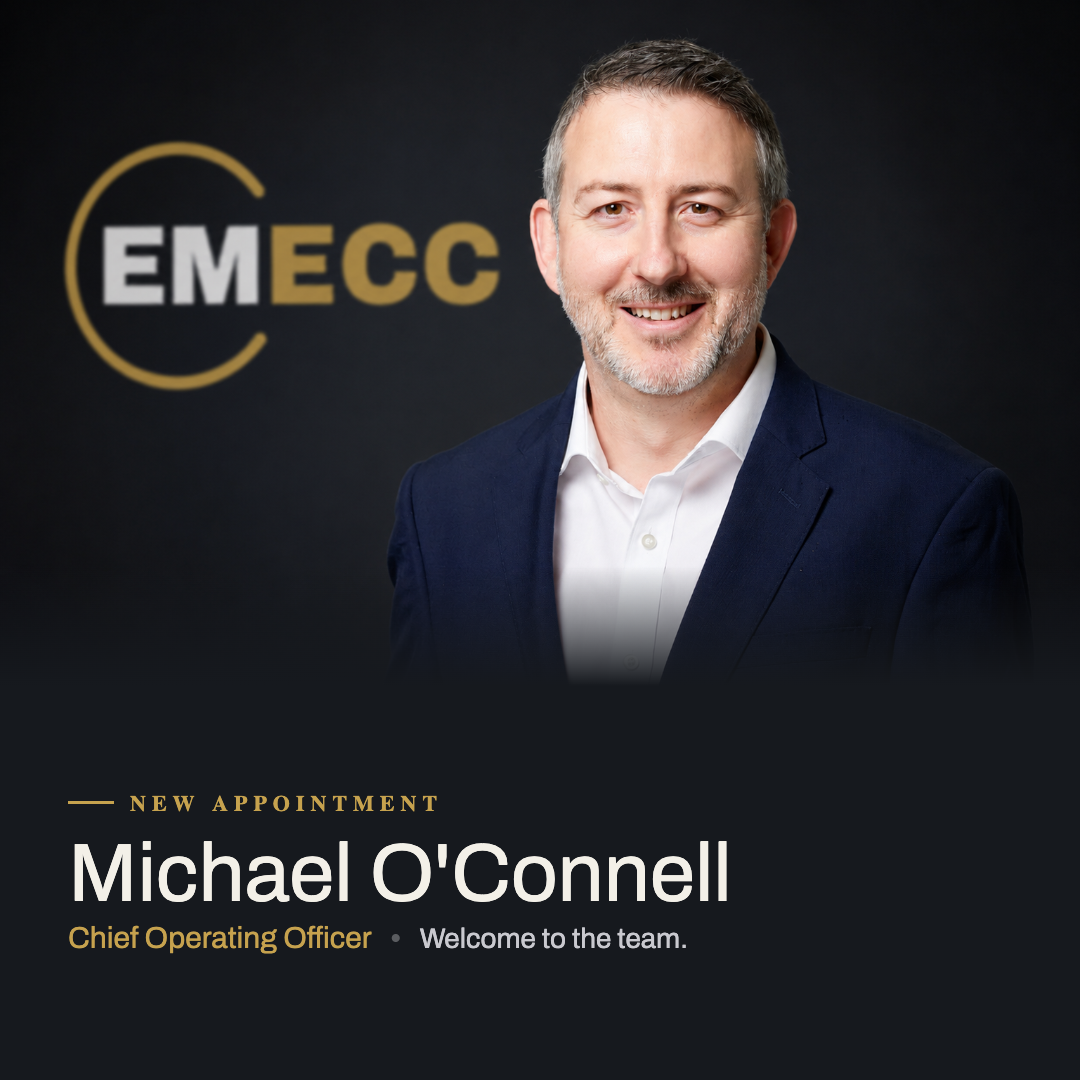 Michael O'Connell joins EMECC as Chief Operating Officer