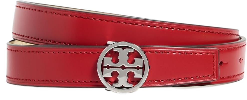 Tory Burch Women's Miller Smooth Reversible Belt 1"