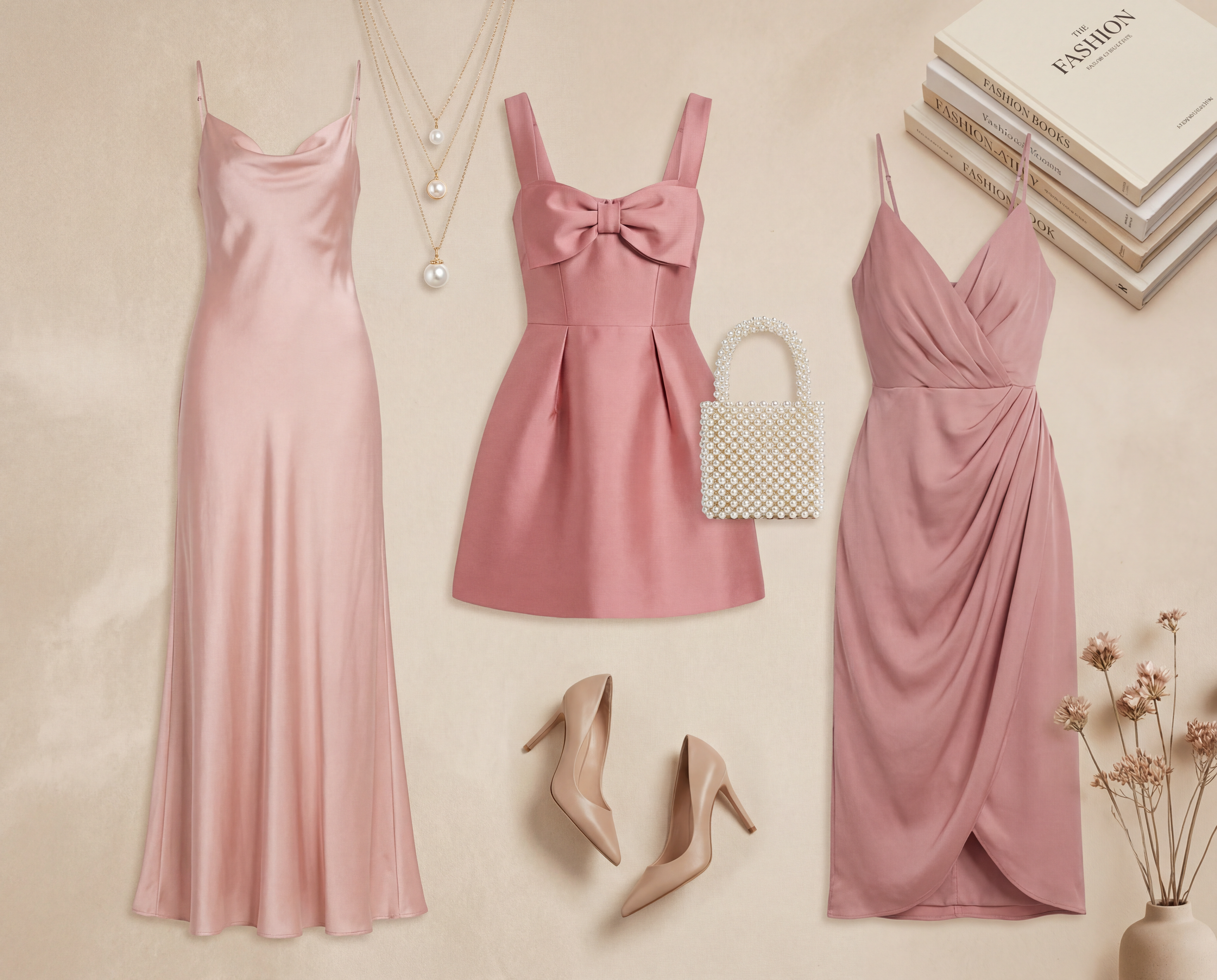 5 Elegant Pink Dresses for a Feminine Look
