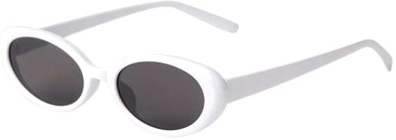 Retro Oval Sunglasses for Women, 90s