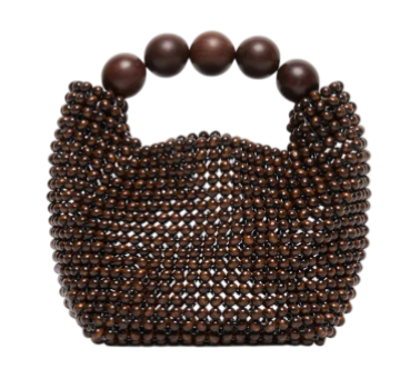 Clover Handbag Chocolate Wood