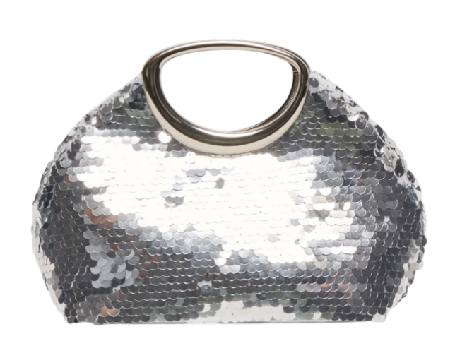 Dolce Vita Alina Handbag Silver Sequin