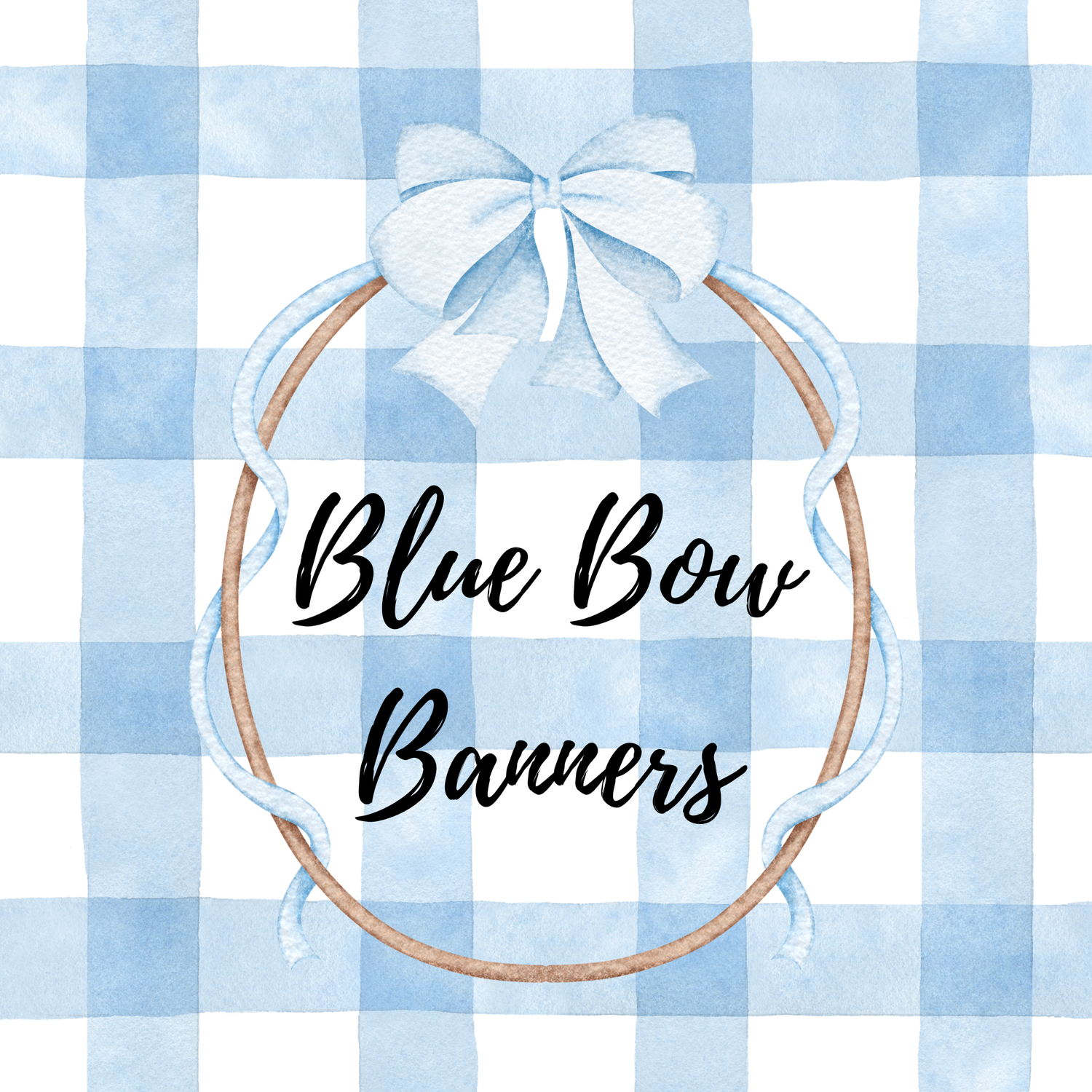 Blue Bow Banners