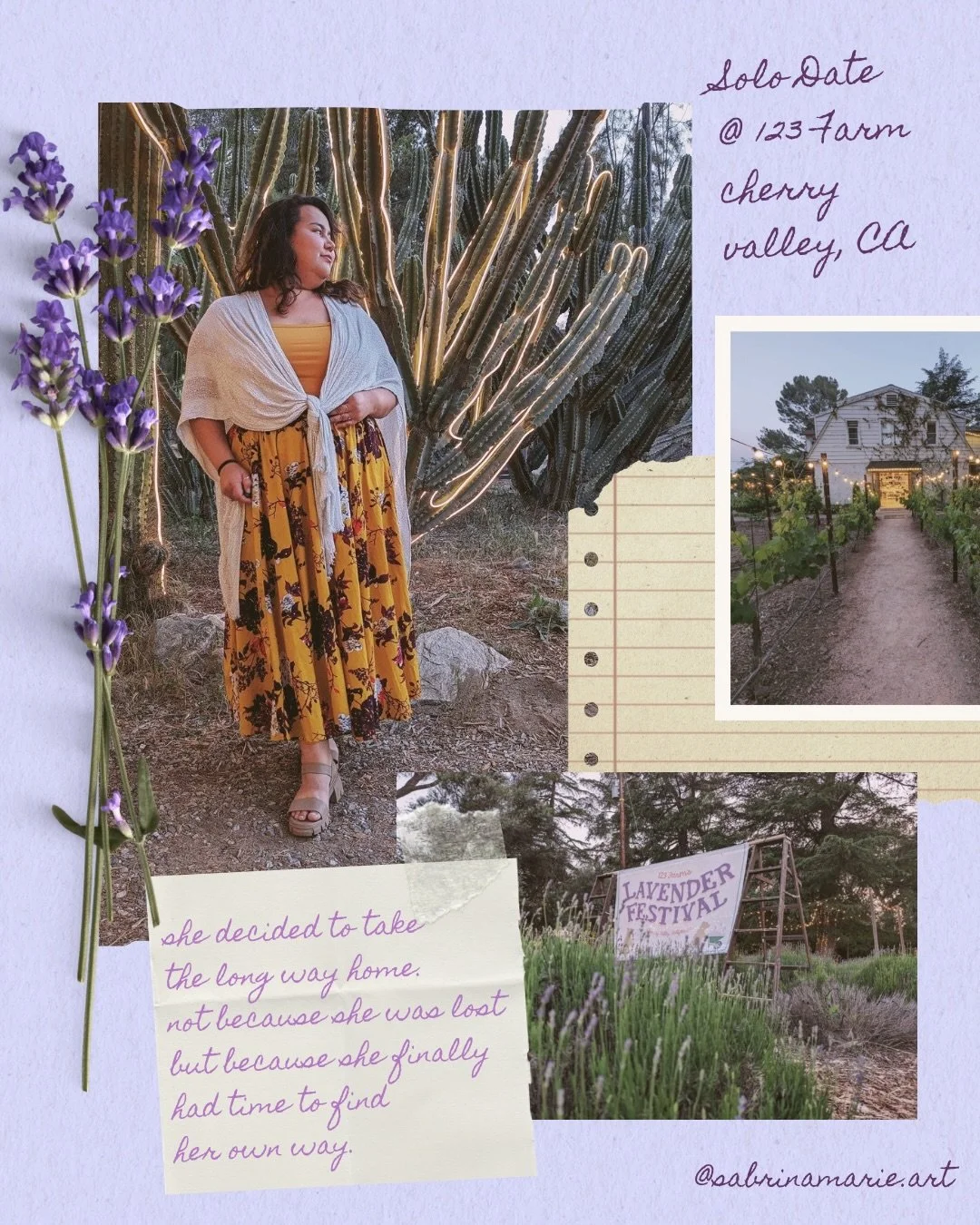 🪻🫶 a gentle reminder to wear the dress, go somewhere pretty, walk slowly, let yourself feel your own existence.

i wrote something for us to enjoy the present and live in the now...

she decided to take 
the long way home
not because she was lost
b