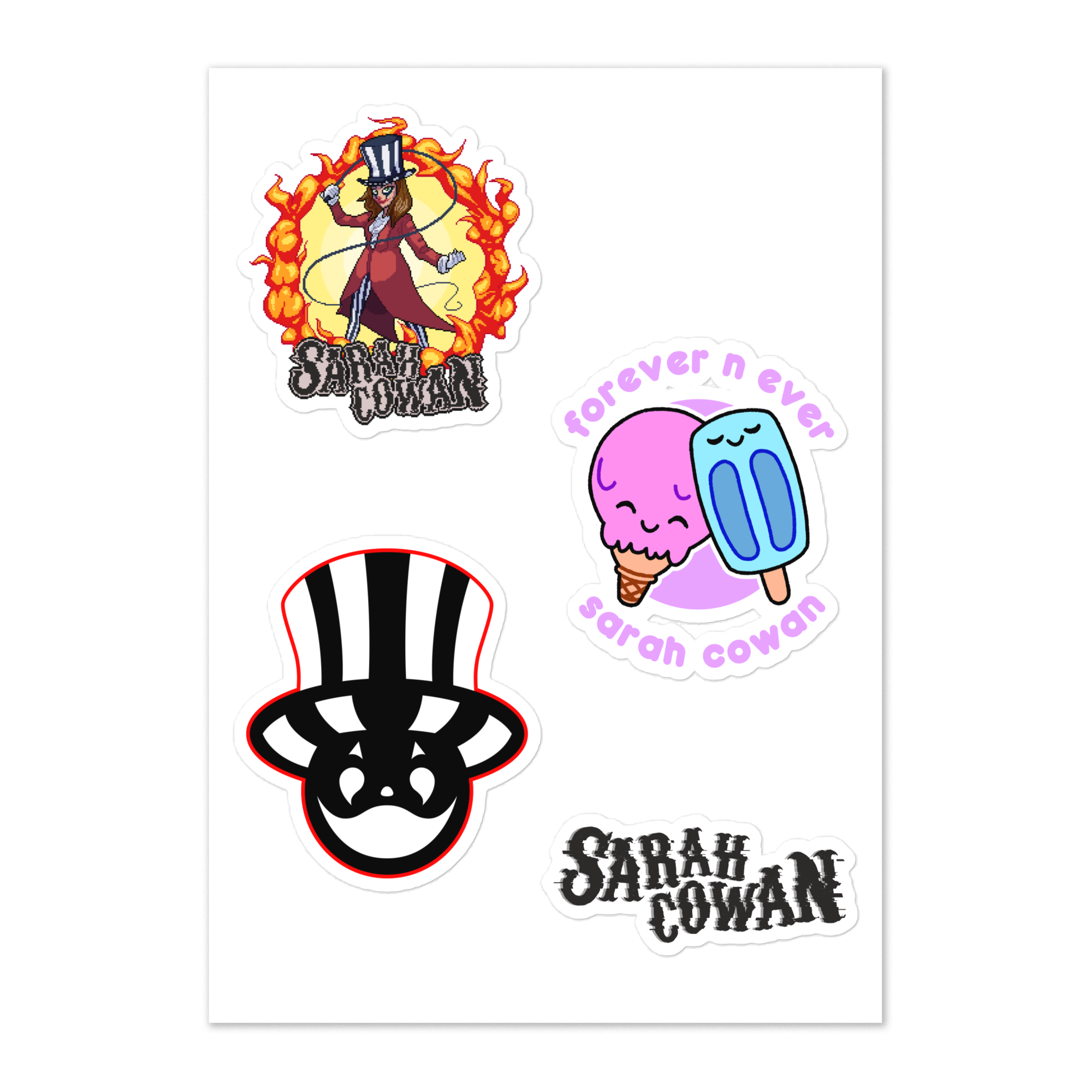 Sarah Cowan Sticker sheet