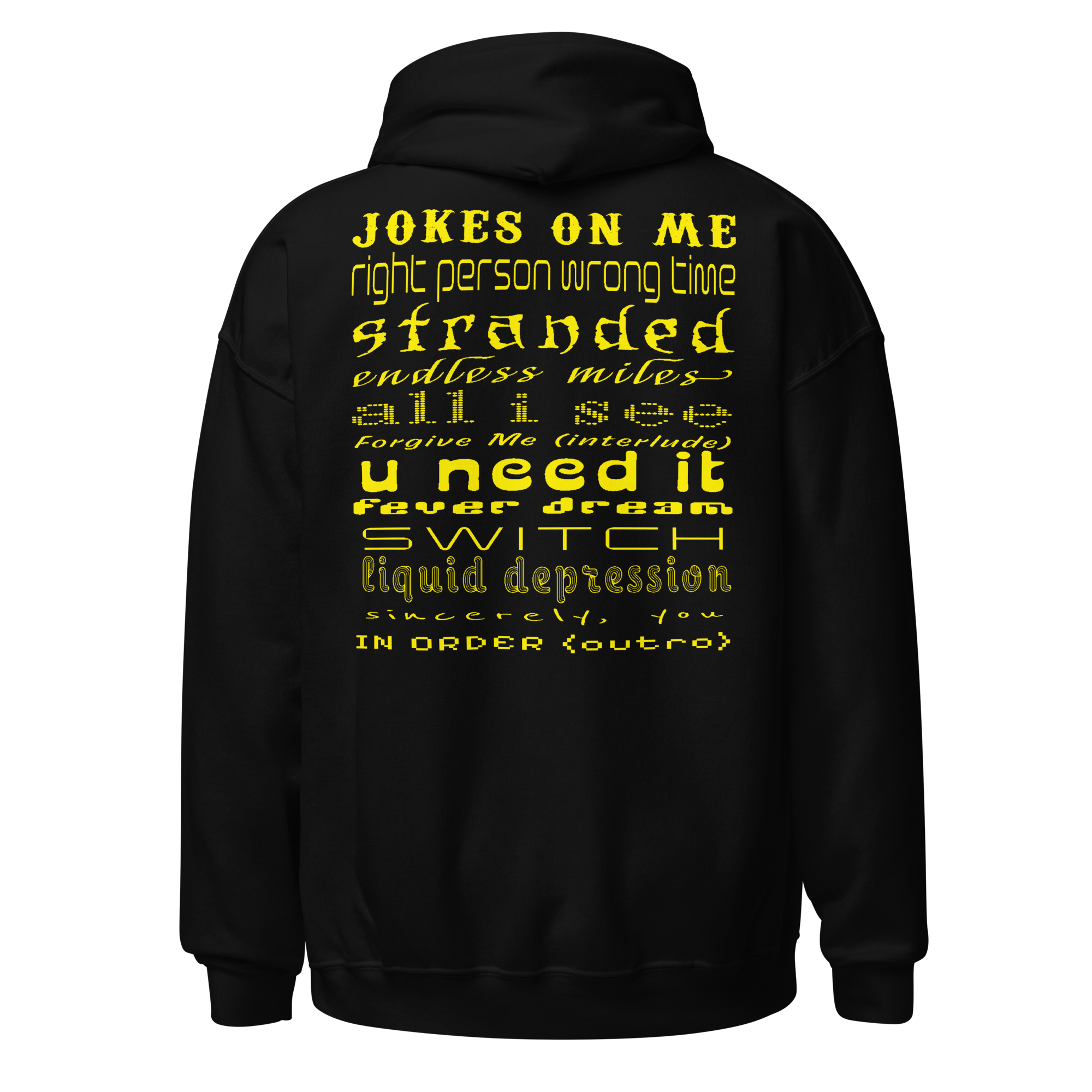 Tracklist Hoodie