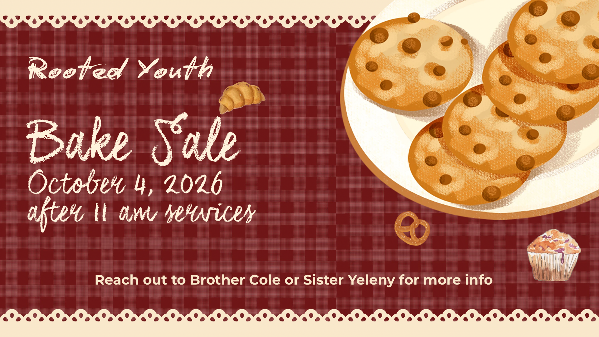 Rooted Youth Bake Sales