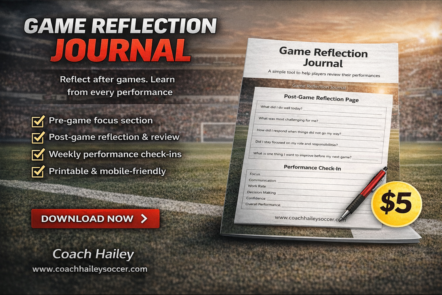 Game Reflection Journal (Player Tool)