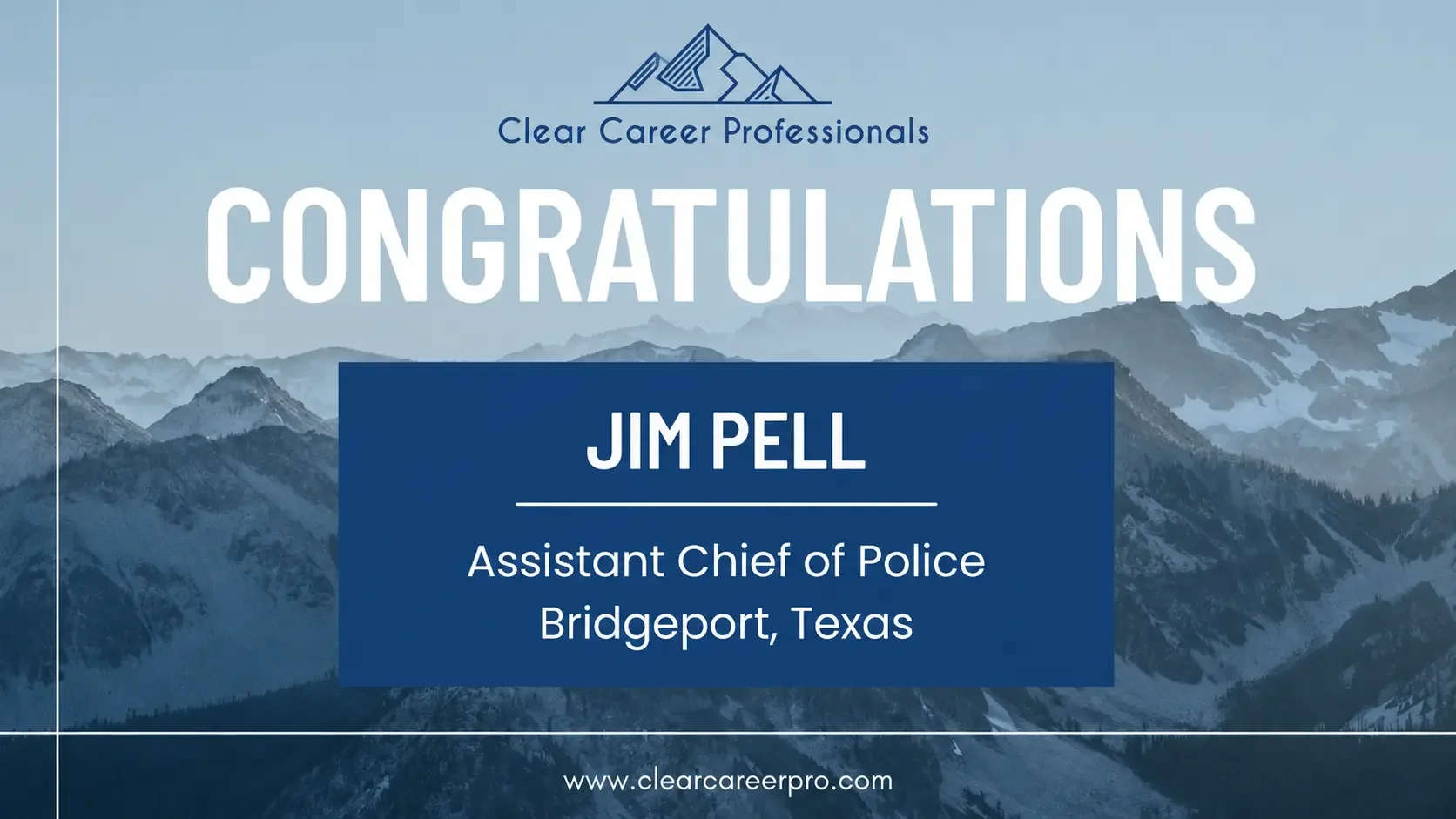 Clear Success: Jim Pell Named Assistant Chief in Bridgeport