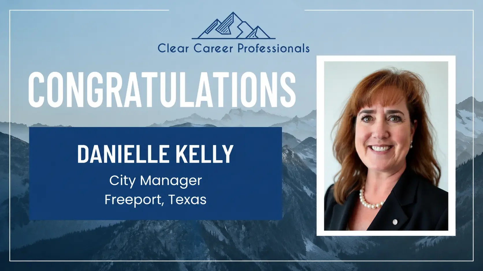 Dr. Danielle Kelly Selected as City Manager for Freeport, Texas