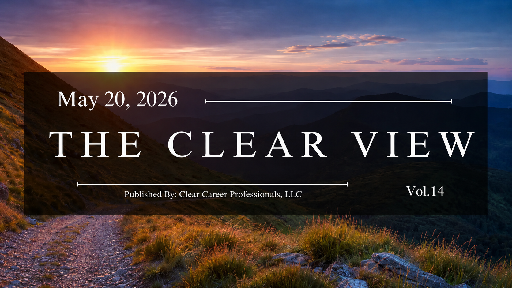 The Clear View Volume 14 is Released!
